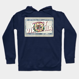 West Virginia vintage style retro souvenir Hoodie